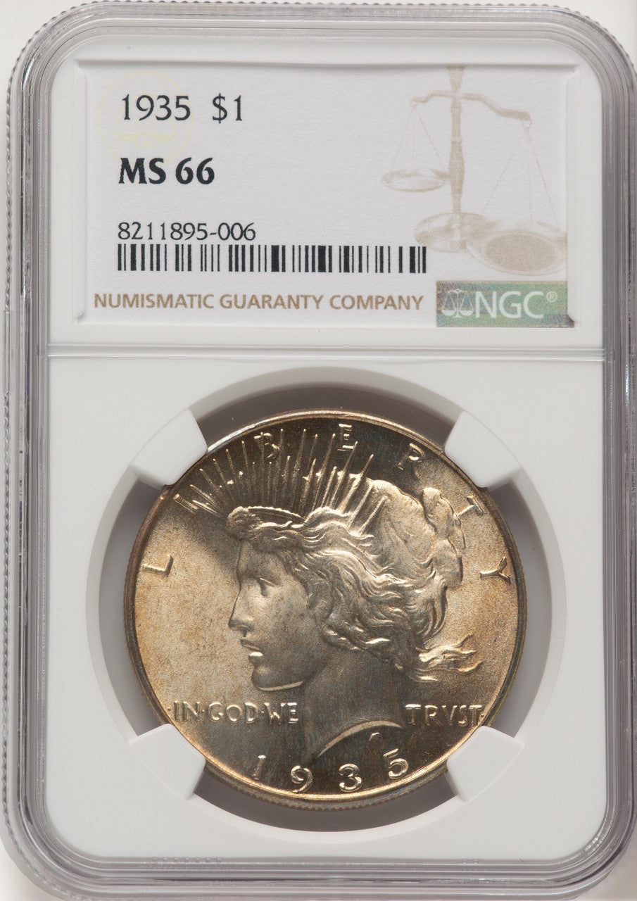 1935 Peace Dollar NGC MS66 (771313004)