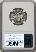 1877 25C CA Proof Seated Quarter NGC PR66