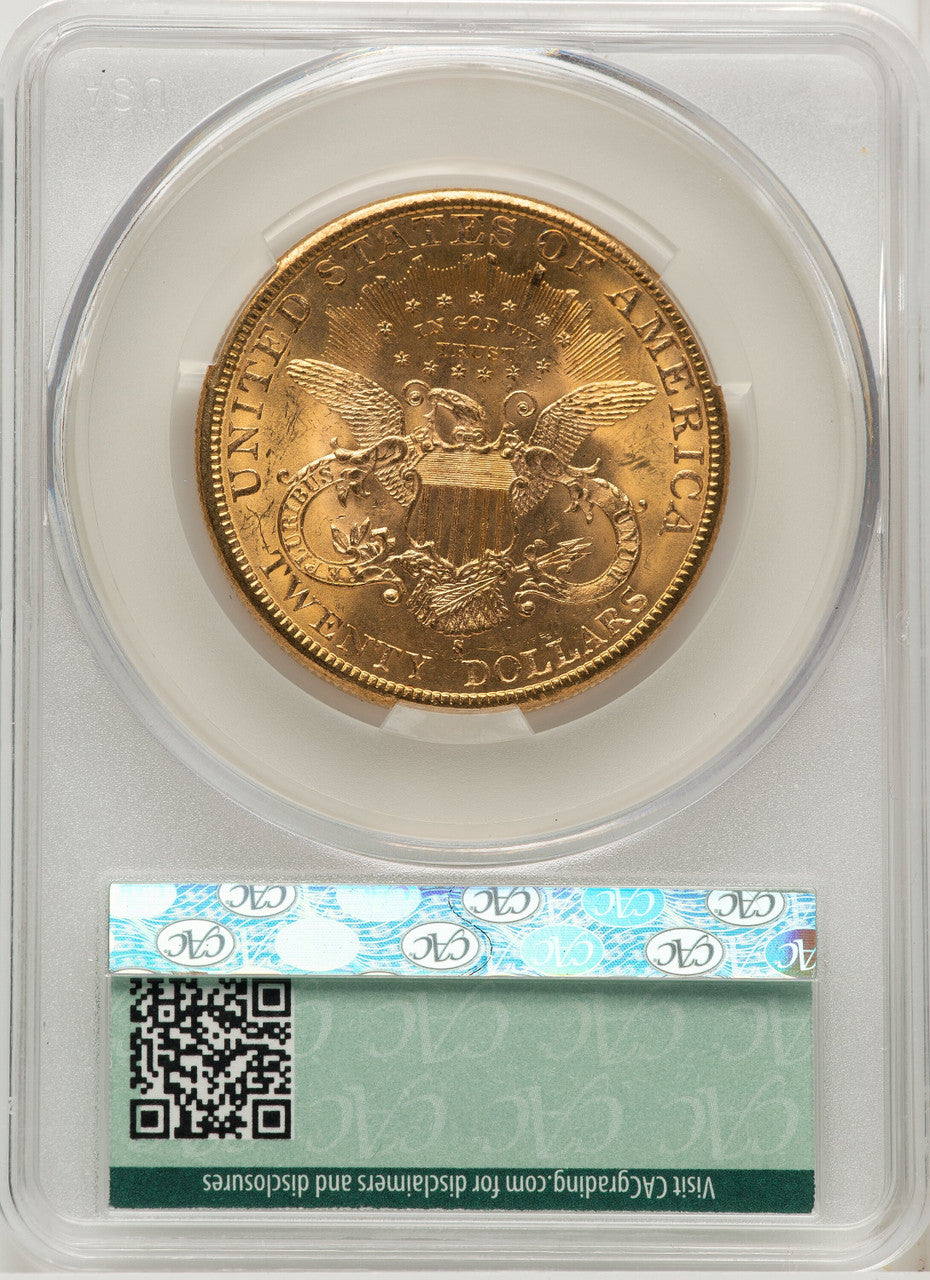 1898-S $20 Liberty Double Eagle CACG MS62 (572268268)