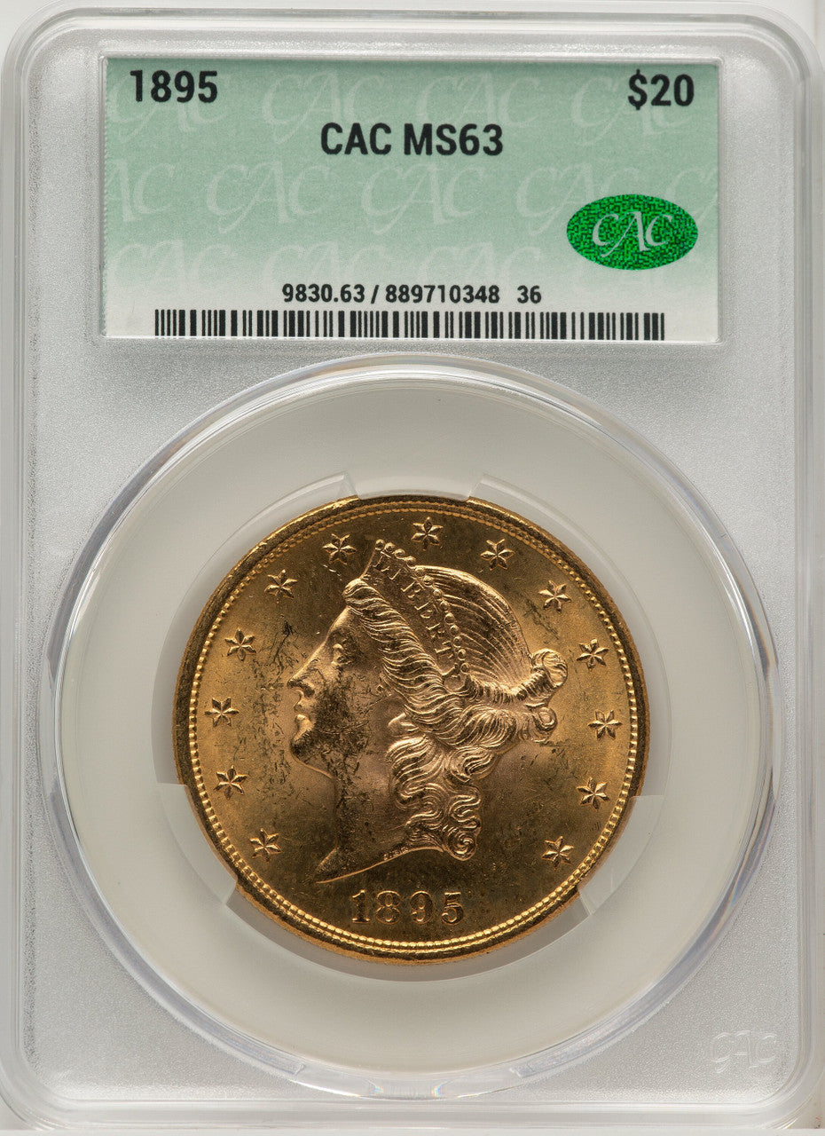 1895 $20 Liberty Double Eagle CACG MS63 (774891005)