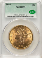 1895 $20 Liberty Double Eagle CACG MS63 (506517019)