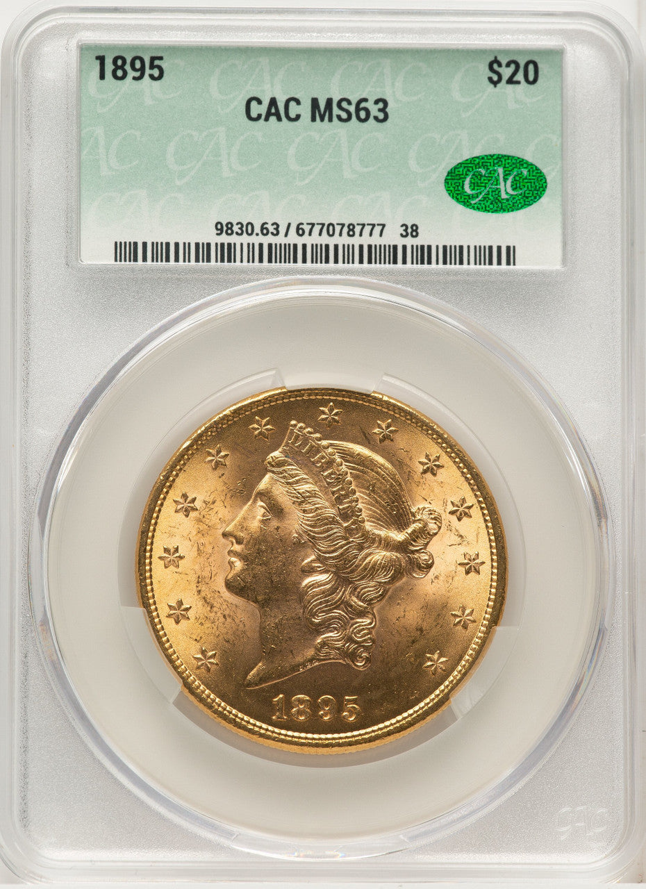 1895 $20 Liberty Double Eagle CACG MS63 (506517019)
