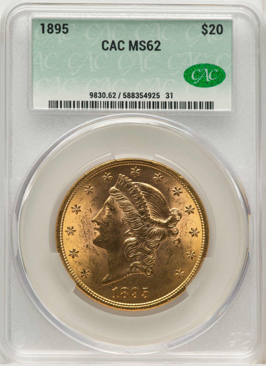 1895 $20 Liberty Double Eagle CACG MS62 (572268265)