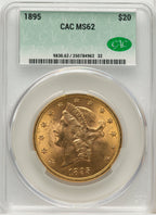 1895 $20 Liberty Double Eagle CACG MS62 (520048671)