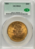 1895 $20 Liberty Double Eagle CACG MS62 (572343019)