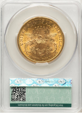 1898-S $20 Liberty Double Eagle CACG MS62 (171463019)