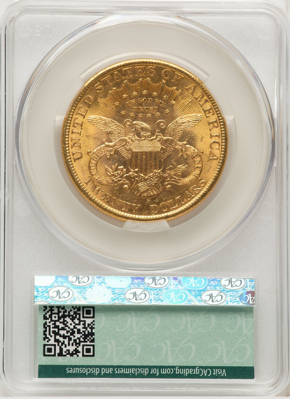 1898-S $20 Liberty Double Eagle CACG MS62 (177169014)