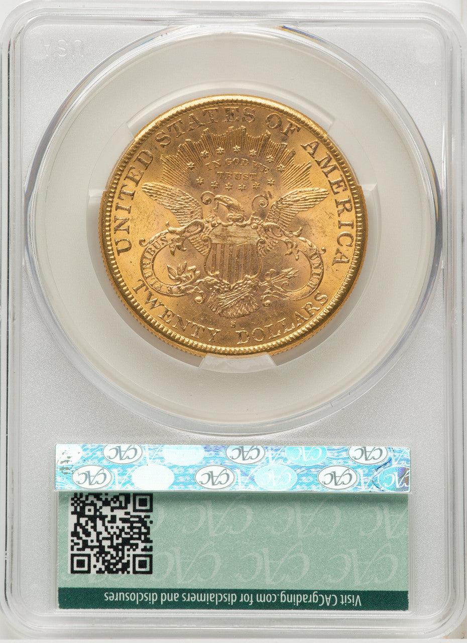 1898-S $20 Liberty Double Eagle CACG MS62 (171433008)