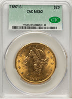 1897-S $20 Liberty Double Eagle CACG MS62 (177269282)