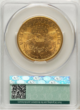 1897-S $20 Liberty Double Eagle CACG MS62 (772029021)
