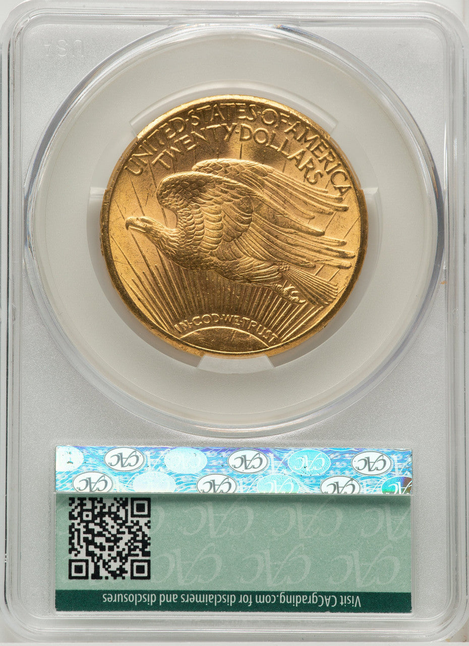 1914-S $20 Saint-Gaudens Double Eagle CACG MS63 (772591035)