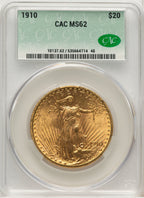1910 $20 Saint-Gaudens Double Eagle CACG MS62 (177158072)