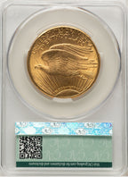 1911-D $20 Saint-Gaudens Double Eagle CACG MS62