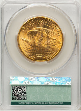 1916-S $20 Saint-Gaudens Double Eagle CACG MS64