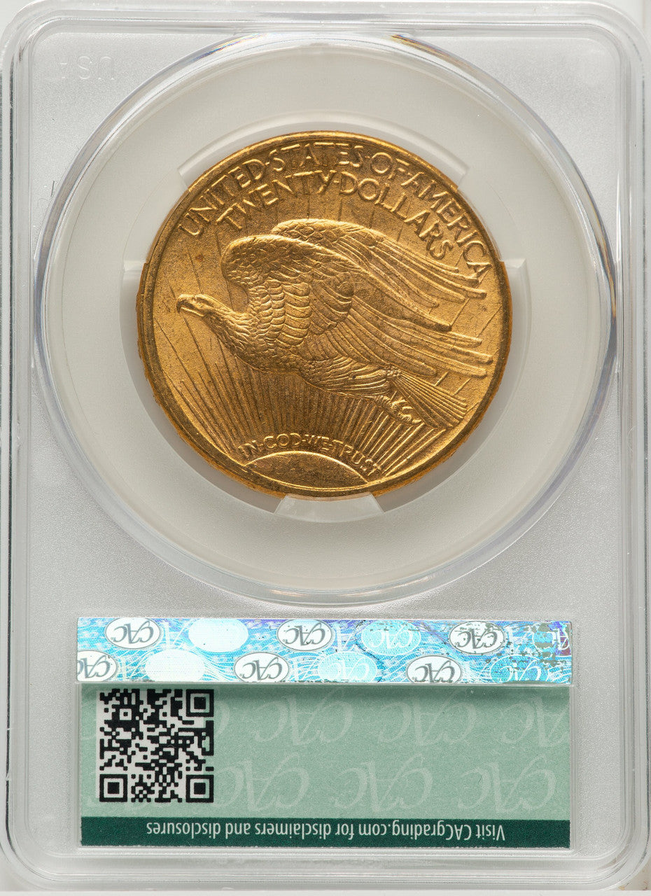 1914-S $20 Saint-Gaudens Double Eagle CACG MS63 (572268334)