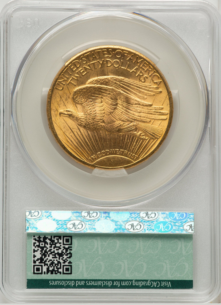 1915-S $20 Saint-Gaudens Double Eagle CACG MS63 (177249034)