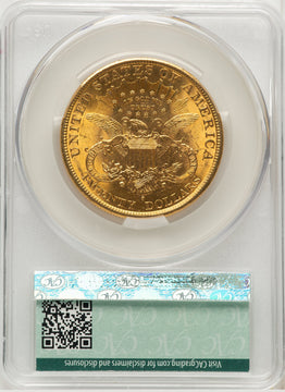 1897-S $20 Liberty Double Eagle CACG MS62 (572052005)