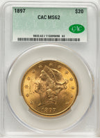 1897 $20 Liberty Double Eagle CACG MS62 (177155013)