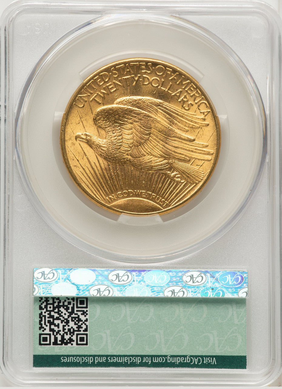 1920 $20 Saint-Gaudens Double Eagle CACG MS62 (177269389)