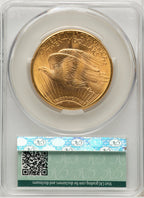 1923-D $20 Saint-Gaudens Double Eagle CACG MS64