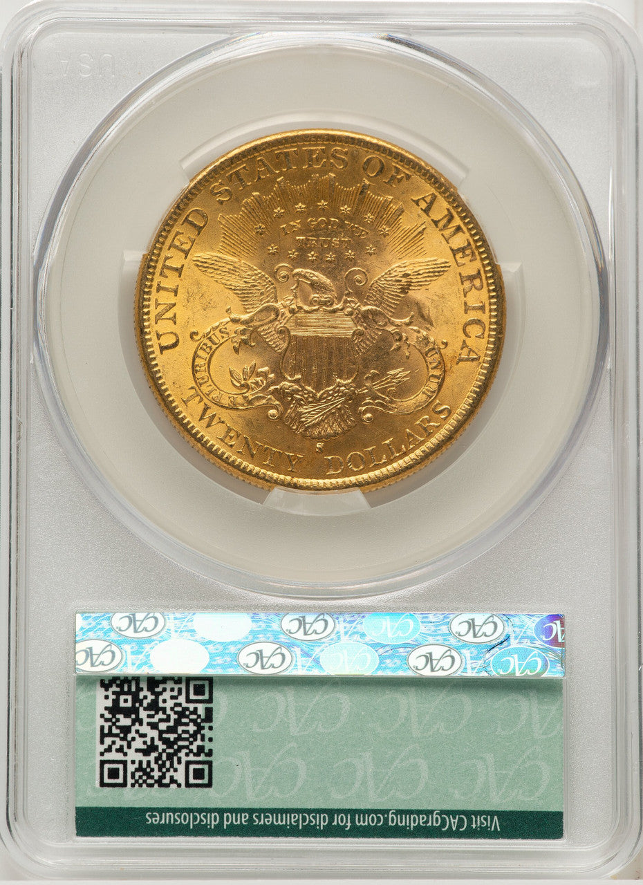 1899-S $20 Liberty Double Eagle CACG MS62 (774243002)