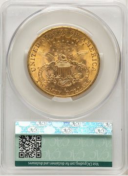 1902-S $20 Liberty Double Eagle CACG MS63