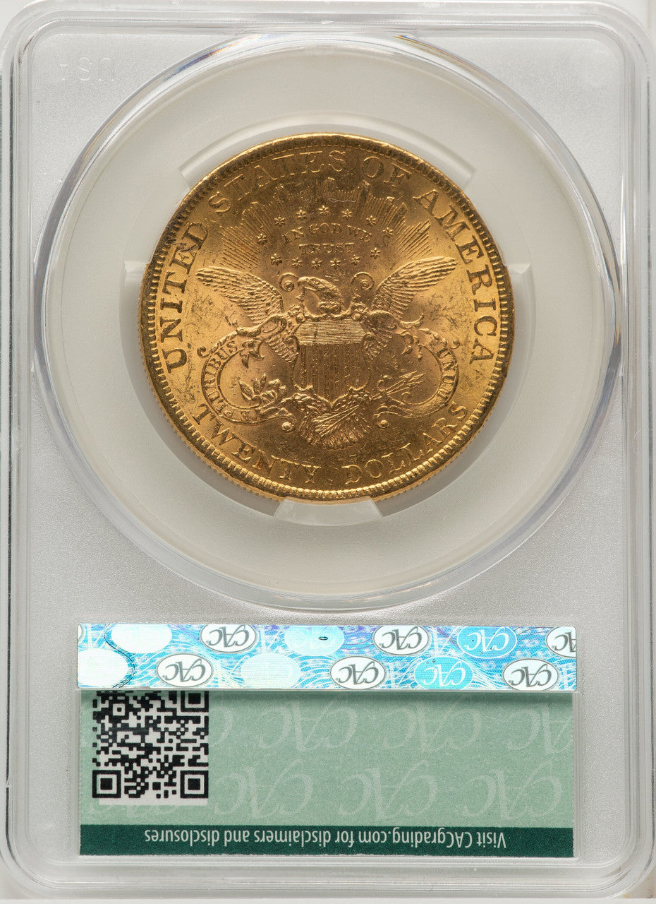 1899 $20 Liberty Double Eagle CACG MS62 (572350043)
