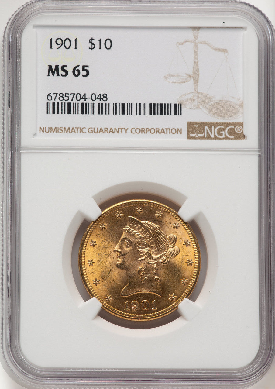 1901 $10 Liberty Eagle NGC MS65 (776139024)