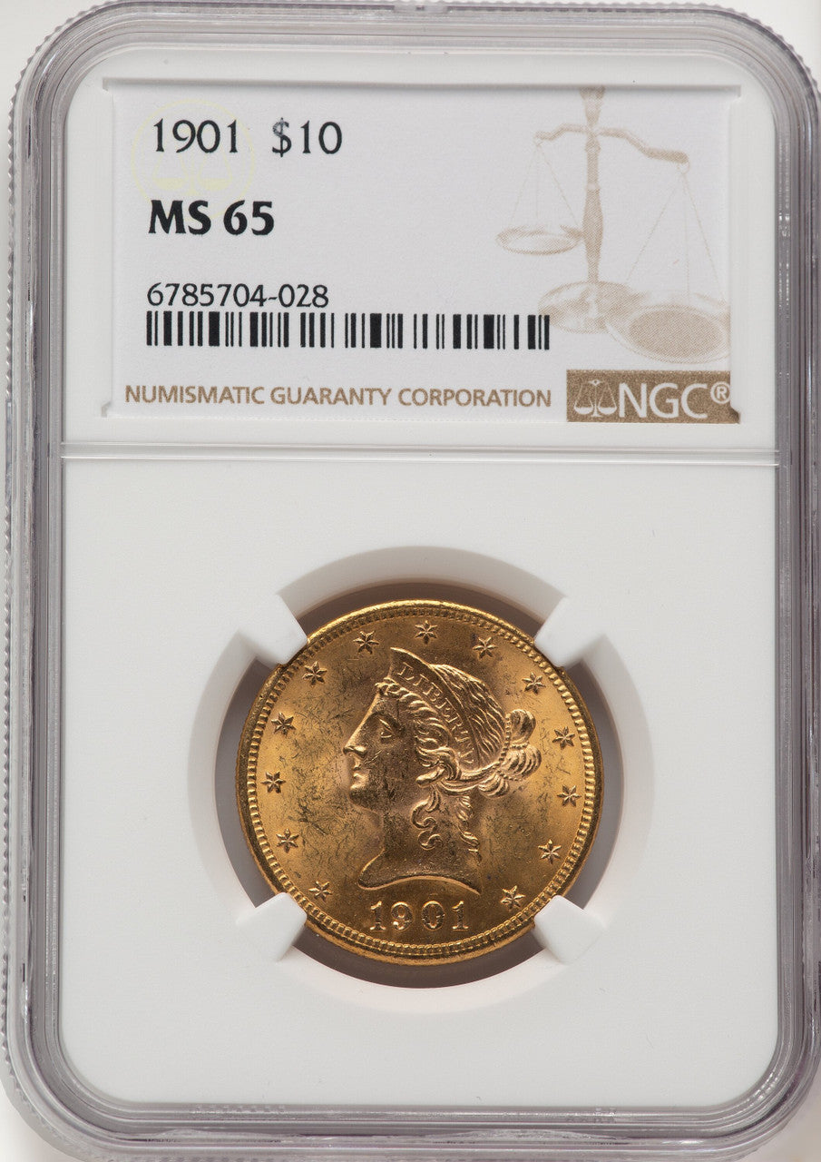 1901 $10 Liberty Eagle NGC MS65 (776139028)