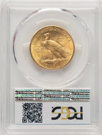 1932 $10 CAC Blue Gradient Indian Eagle PCGS MS64