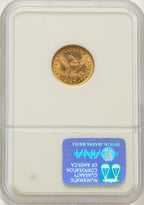 1904 $2.50 CAC Liberty Quarter Eagle NGC MS63
