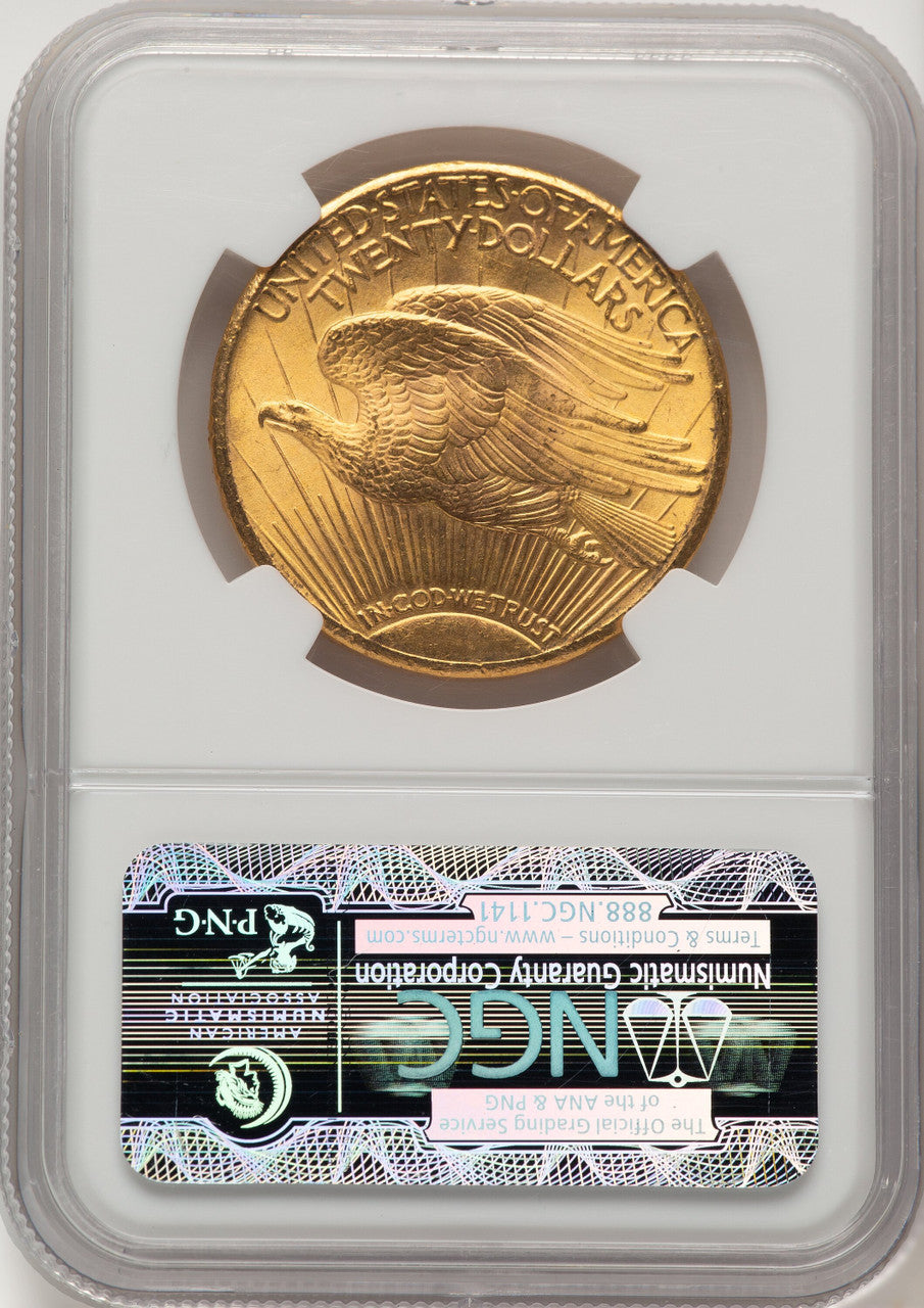 1927 $20 CAC Saint-Gaudens Double Eagle NGC MS64 (507178002)