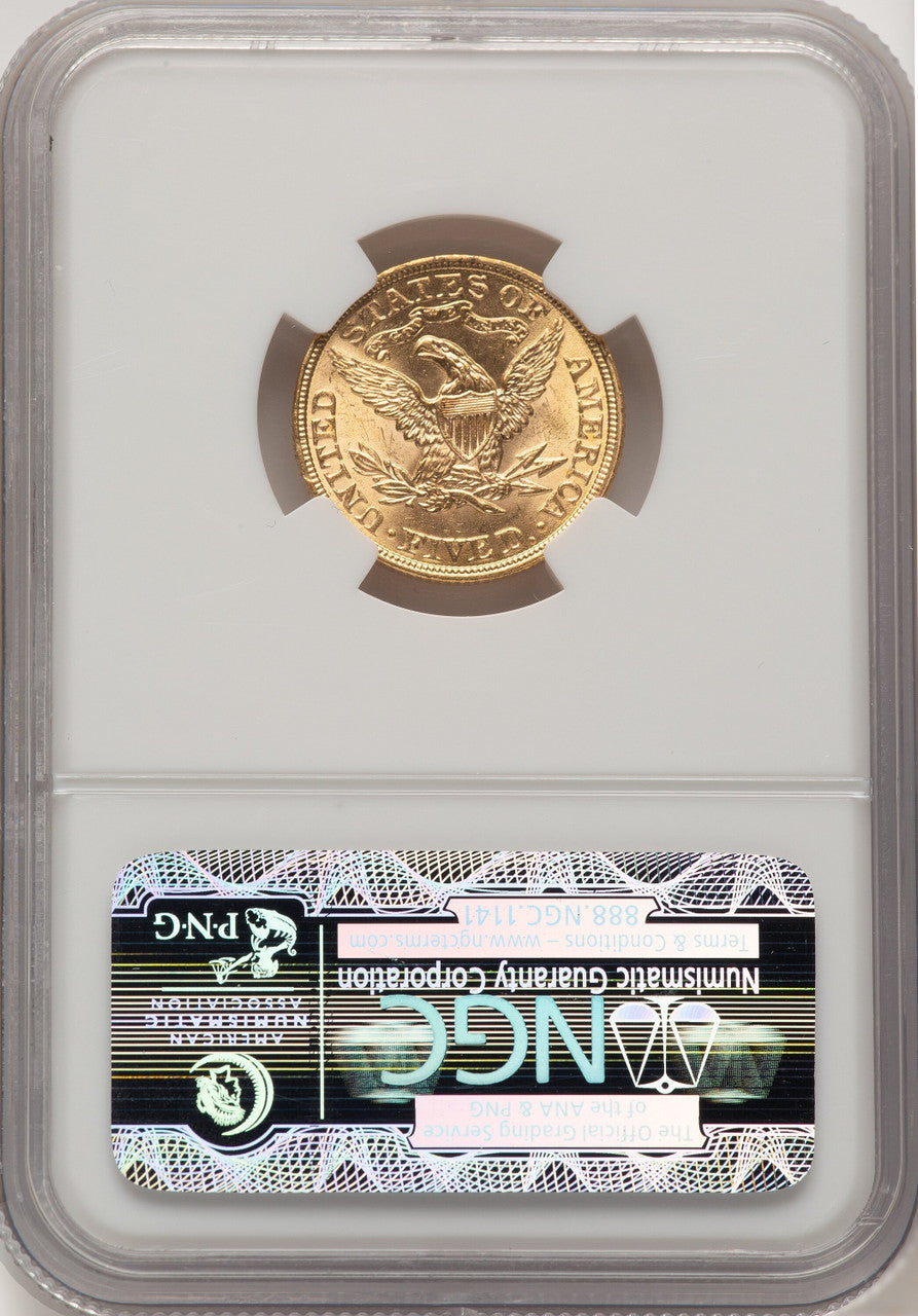 1900 $5 CAC Liberty Half Eagle NGC MS64 (520893025)