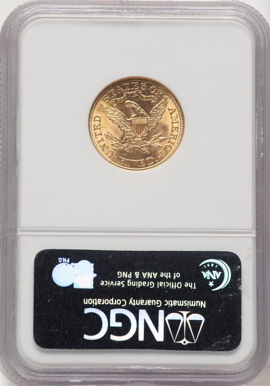 1900 $5 CAC Liberty Half Eagle NGC MS64 (520893026)