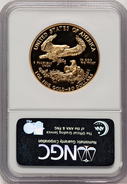 1992-W $50 One-Ounce Gold Eagle NGC PF70