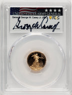 2021-W $5 Tenth Ounce Gold Eagle Type Two FS FS George Casey PCGS PR70