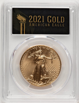 2021 One-Ounce Gold Eagle Type Two FDI PCGS MS70