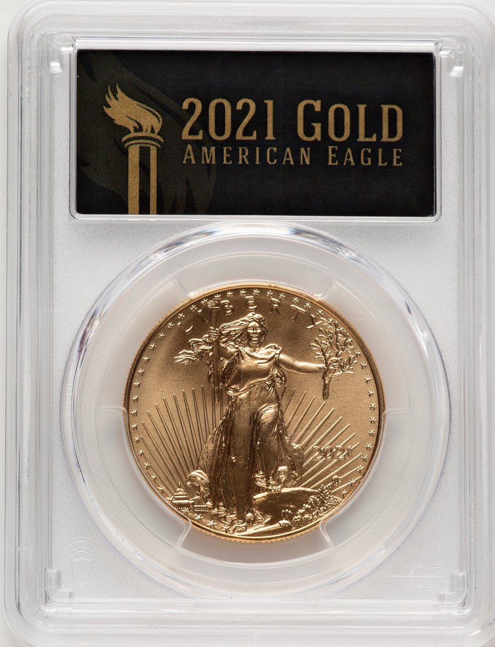 2021 One-Ounce Gold Eagle Type Two FDI PCGS MS70