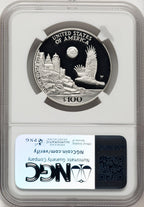 1998-W $100 One-Ounce Platinum Eagle Statue of Liberty Brown Label NGC PF70 (775785015)