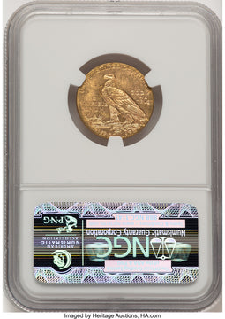 1915 $5 Indian Half Eagle NGC MS63 (777795020)