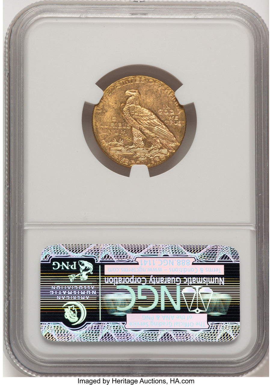 1915 $5 Indian Half Eagle NGC MS63 (777795020)