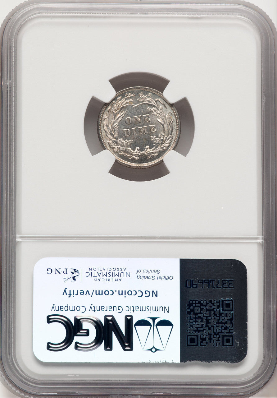 1898 10C Barber Dime NGC MS66
