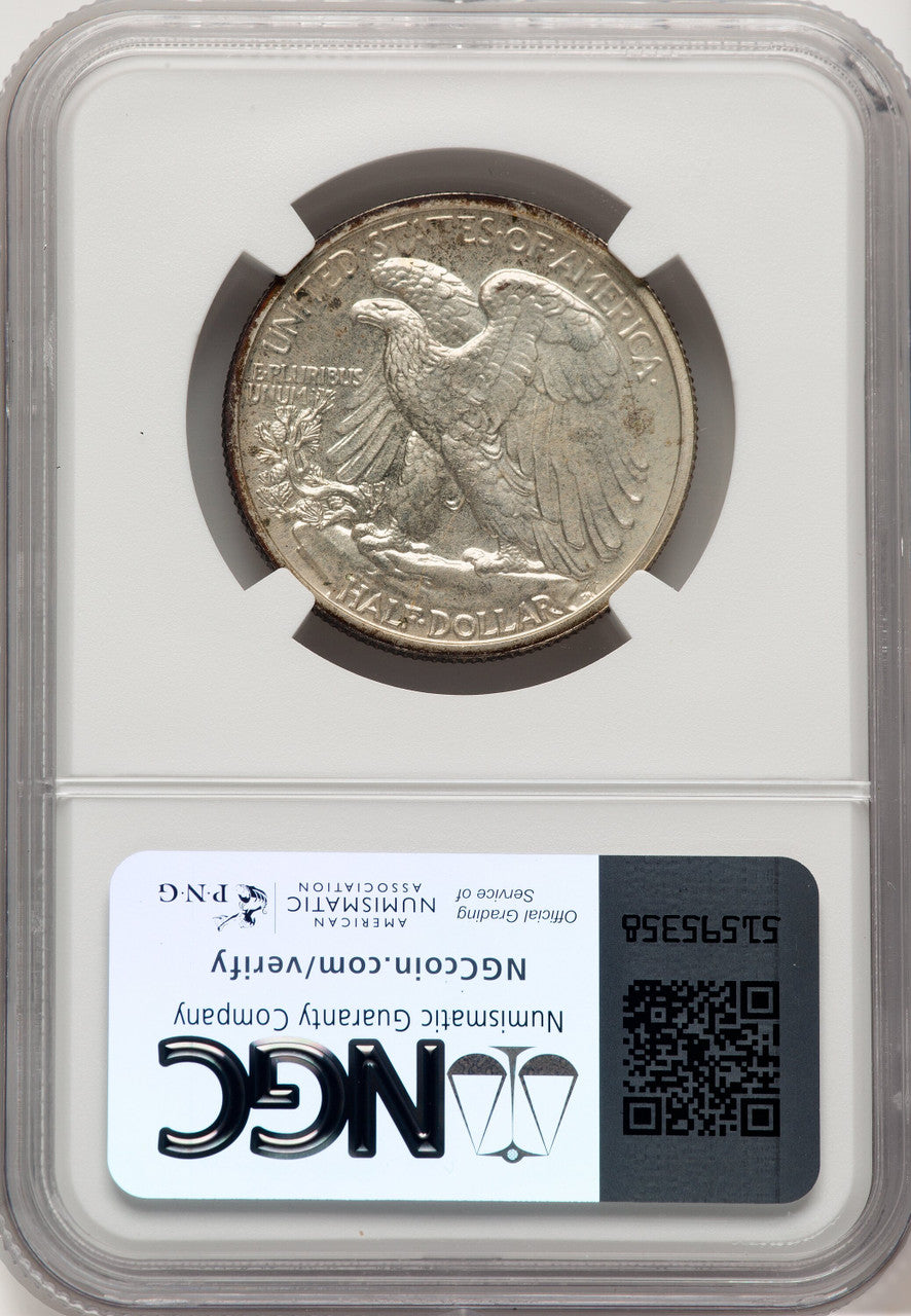 1939 50C Proof Walking Liberty Half Dollar NGC PR67