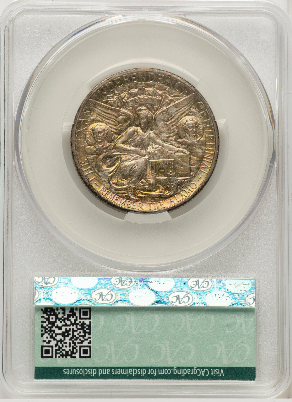 1935-S 50C Texas Commemorative Silver CACG MS67