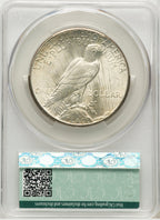 1928 Peace Dollar CACG MS65