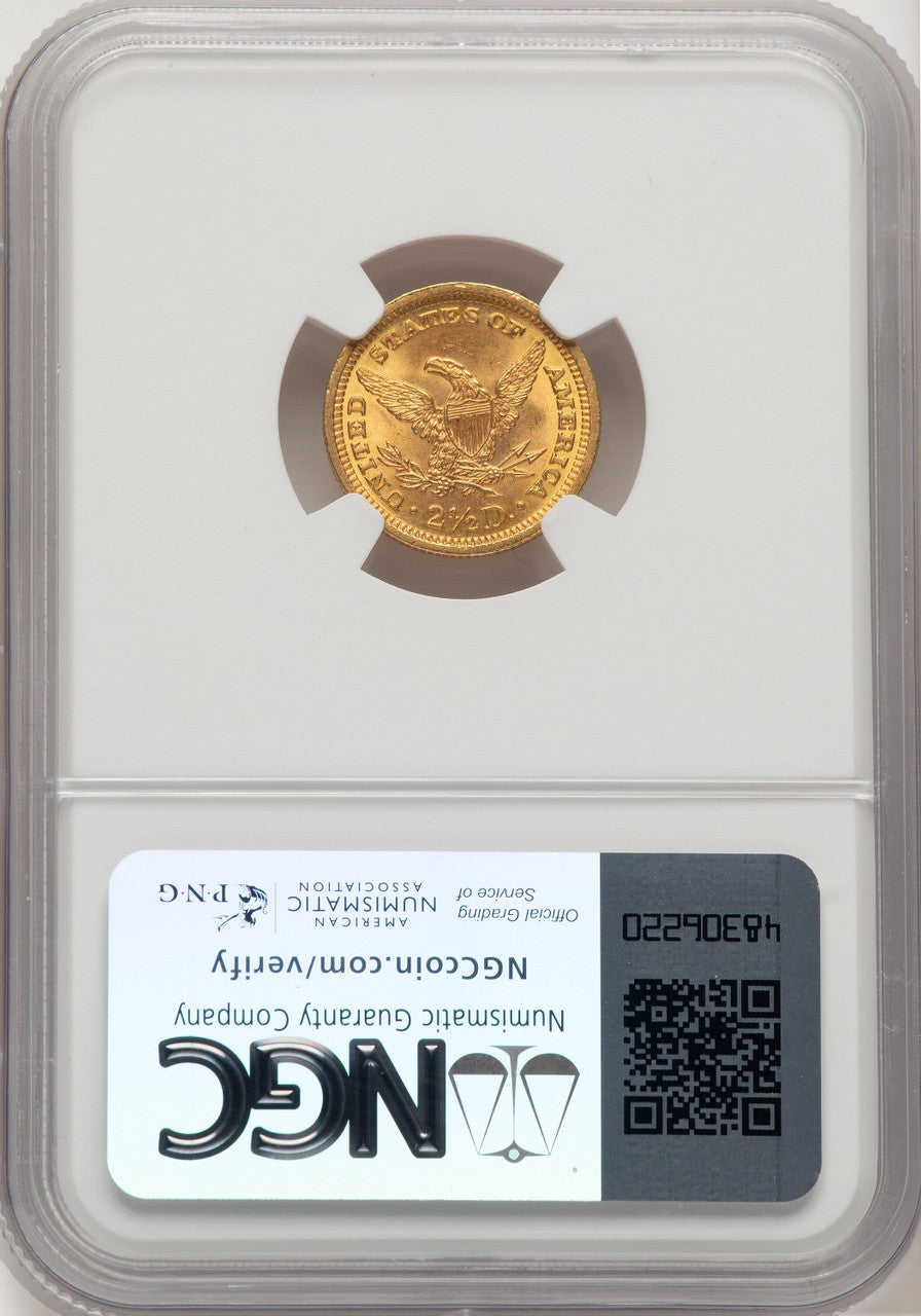 1893 $2.50 Liberty Quarter Eagle NGC MS66 (773698052)