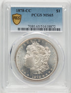 1878-CC Morgan Dollar PCGS MS65 (775850025)