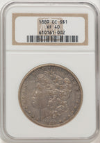 1889-CC Morgan Dollar NGC XF40