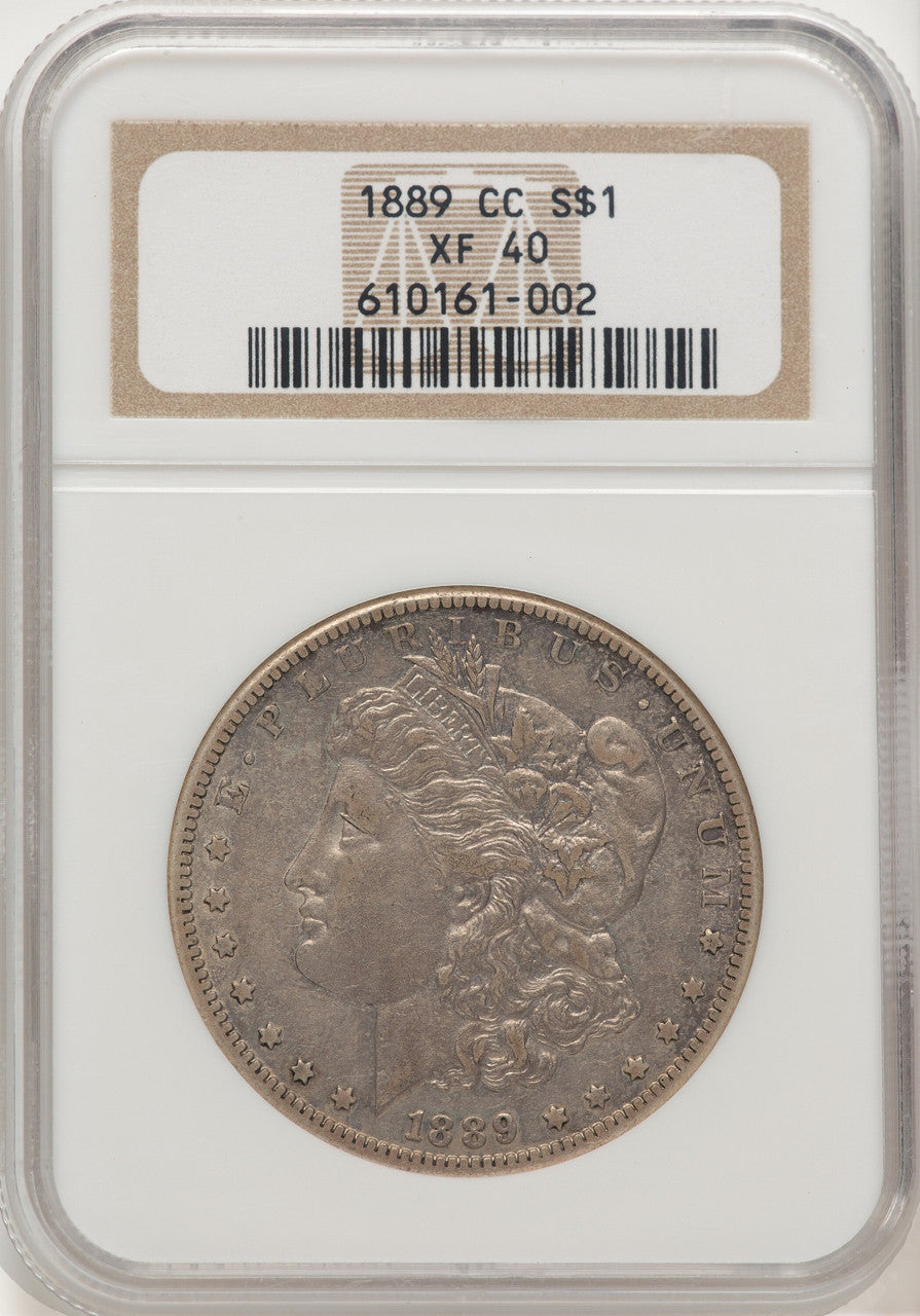 1889-CC Morgan Dollar NGC XF40