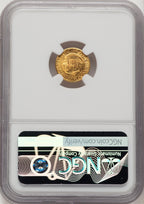 1915-S G$1 PAN-PAC Gold Dollar Brown Label Commemorative Gold NGC MS67